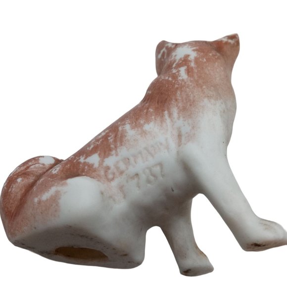 Vintage Dog Figurine Germany Collie Miniature Figure Collectible Antique - Picture 5 of 9